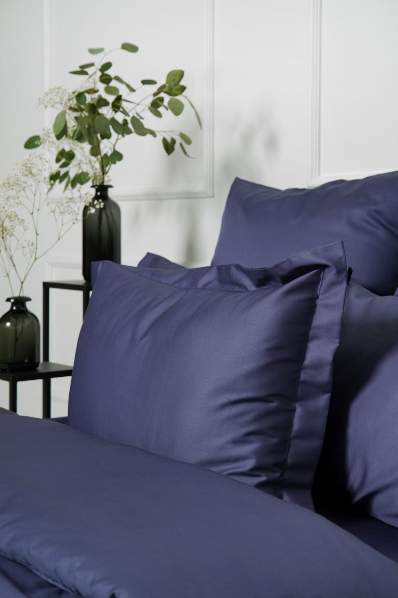 Sateen Duvet Cover Set "Blue" (5pcs.)