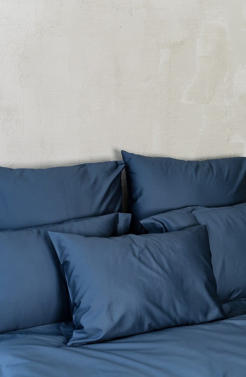 Sleep Mania Satin duvet cover set "Water Blue"